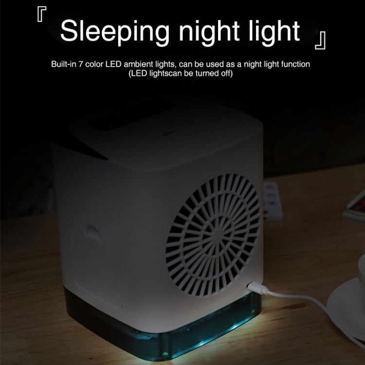 Mini Desktop Kühlventilator Luftbefeuchter Klimatisierungsventilator Befeuchtender Sprühventilator, ohne Fernbedienung