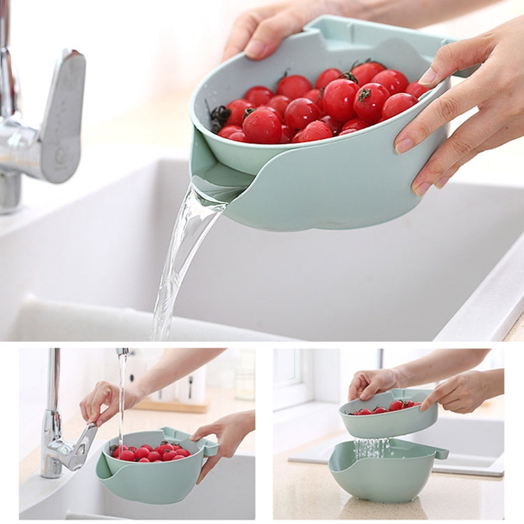 Küchen-Doppelschicht-Obstschale Waschkorb Faulenzer-Halterung Snack-Nussschale