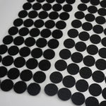 1000 Stück 20mm Runde Nylon-Klettverschlüsse zum Kleben, 20mm (Schwarz), 20mm (Weiß)