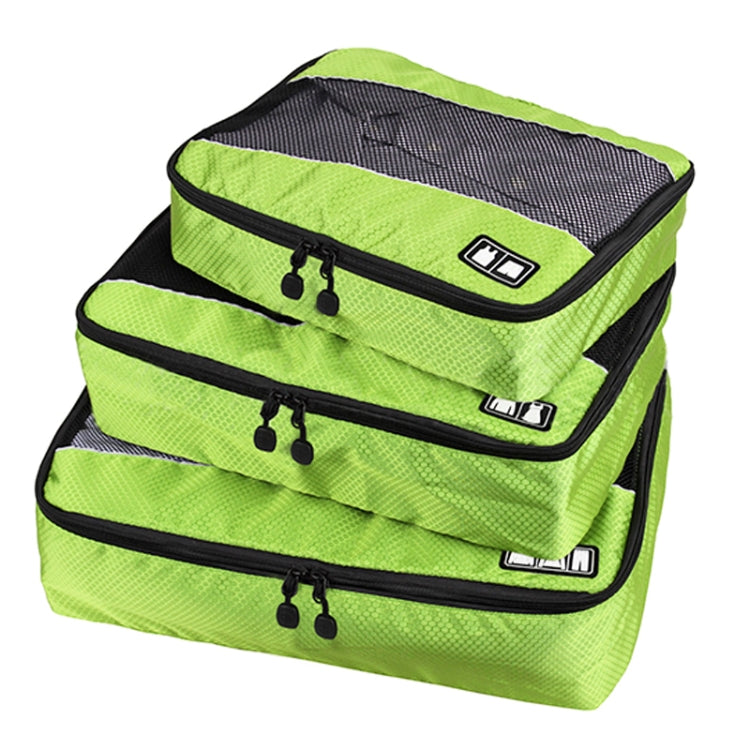 3-teiliges Set Multifunktions-Aufbewahrungstasche mit Fußballmuster aus wasserdichtem 210D-Polyester für Reisekleidung und Unterwäsche