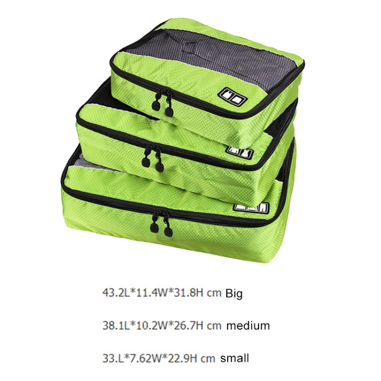 3-teiliges Set Multifunktions-Aufbewahrungstasche mit Fußballmuster aus wasserdichtem 210D-Polyester für Reisekleidung und Unterwäsche