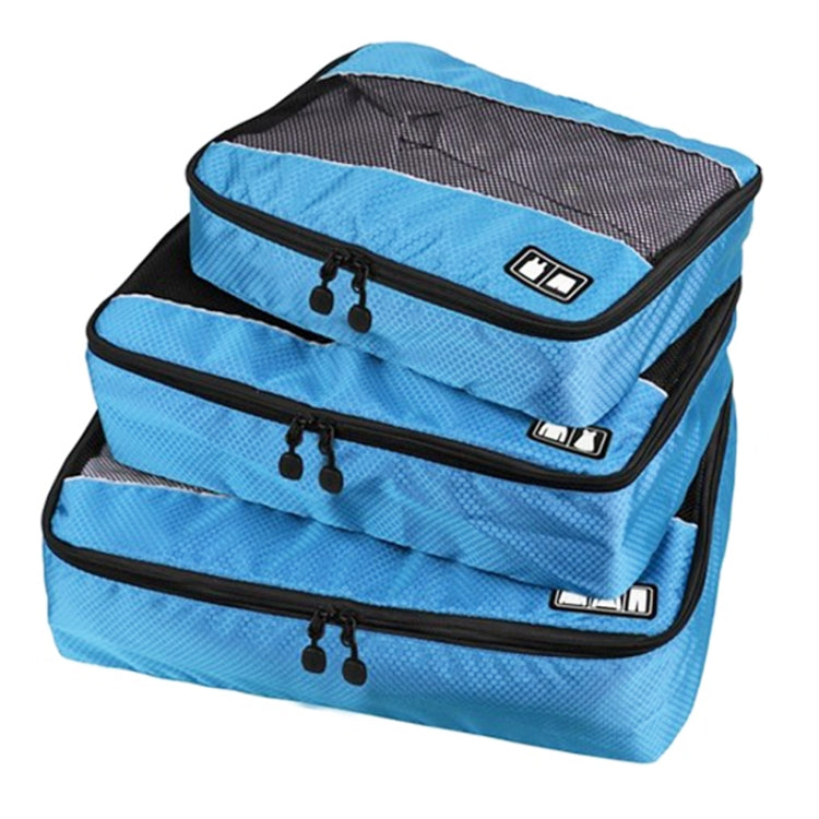 3-teiliges Set Multifunktions-Aufbewahrungstasche mit Fußballmuster aus wasserdichtem 210D-Polyester für Reisekleidung und Unterwäsche