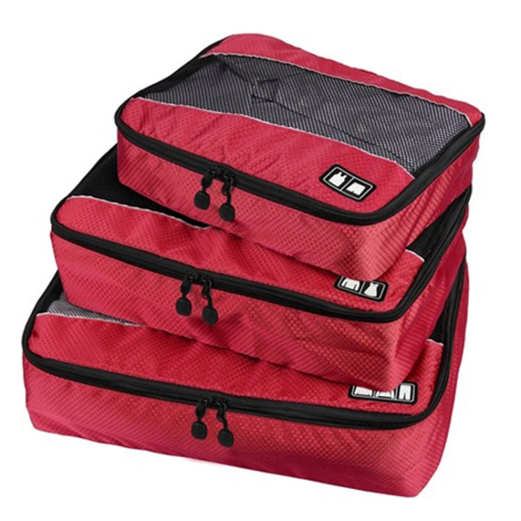 3-teiliges Set Multifunktions-Aufbewahrungstasche mit Fußballmuster aus wasserdichtem 210D-Polyester für Reisekleidung und Unterwäsche