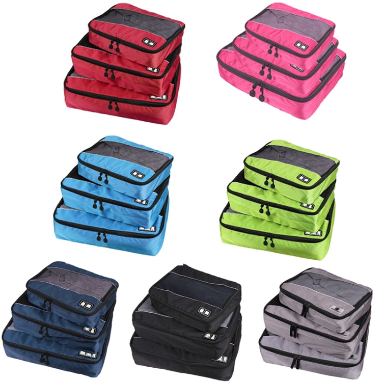 3-teiliges Set Multifunktions-Aufbewahrungstasche mit Fußballmuster aus wasserdichtem 210D-Polyester für Reisekleidung und Unterwäsche