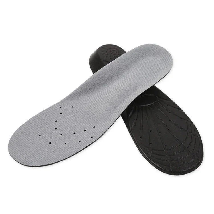 1 Paar PU atmungsaktive, weiche, stoßdämpfende Sporteinlegesohle, schweißabsorbierendes Fußpolster, elastischer Schuheinsatz, Größe: M (6-9 Yards), Größe: M (6-9 Yards)
