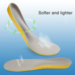 1 Paar PU atmungsaktive, weiche, stoßdämpfende Sporteinlegesohle, schweißabsorbierendes Fußpolster, elastischer Schuheinsatz, Größe: M (6-9 Yards), Größe: M (6-9 Yards)