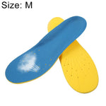 1 Paar PU atmungsaktive, weiche, stoßdämpfende Sporteinlegesohle, schweißabsorbierendes Fußpolster, elastischer Schuheinsatz, Größe: M (6-9 Yards), Größe: M (6-9 Yards)
