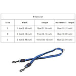 Teleskop-Doppelzugseil für Haustiere, reflektierendes Nylon-Geflecht, klein, Länge: 70 cm, Farbe zufällig, Doppelzug 70 cm