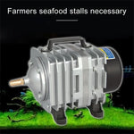 ACO-012A 390W 158L/Min Elektromagnetische Luftpumpe Kompressor für Meeresfrüchte-Aquarien, zur Erhöhung des Sauerstoffgehalts, mit Luftstromteiler, US-Stecker, ACO-012A
