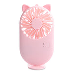 Tragbarer Mini USB Lade-Taschenventilator mit 3 Geschwindigkeitsstufen