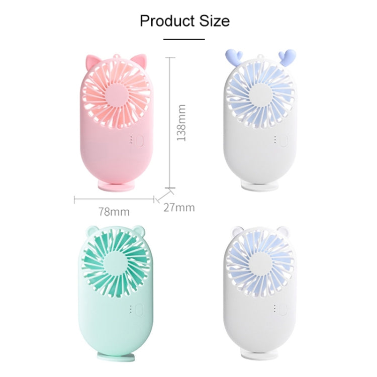 Tragbarer Mini USB Lade-Taschenventilator mit 3 Geschwindigkeitsstufen