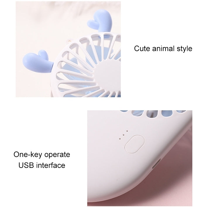Tragbarer Mini USB Lade-Taschenventilator mit 3 Geschwindigkeitsstufen