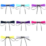 2 Stück modische Choker-Halsketten aus Samt mit Druckknopfverschluss im europäischen und amerikanischen Streetstyle, zufällige Farbauswahl, TERQ02