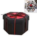 Überraschungs-Sechseck-Blüten-DIY-Fotoalbum, kreative Fotobox, Sternen-Geschenkbox, handgefertigtes Album