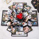 Überraschungs-Sechseck-Blüten-DIY-Fotoalbum, kreative Fotobox, Sternen-Geschenkbox, handgefertigtes Album