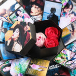 Überraschungs-Sechseck-Blüten-DIY-Fotoalbum, kreative Fotobox, Sternen-Geschenkbox, handgefertigtes Album