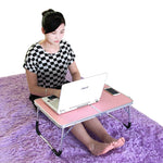 Gummimatte verstellbarer tragbarer Laptop-Tisch Klappständer Computer-Lesetisch Betttablett, Gummimatte (Marmor), Gummimatte, Gummimatte (Marmor Grün), Gummimatte (Silber)