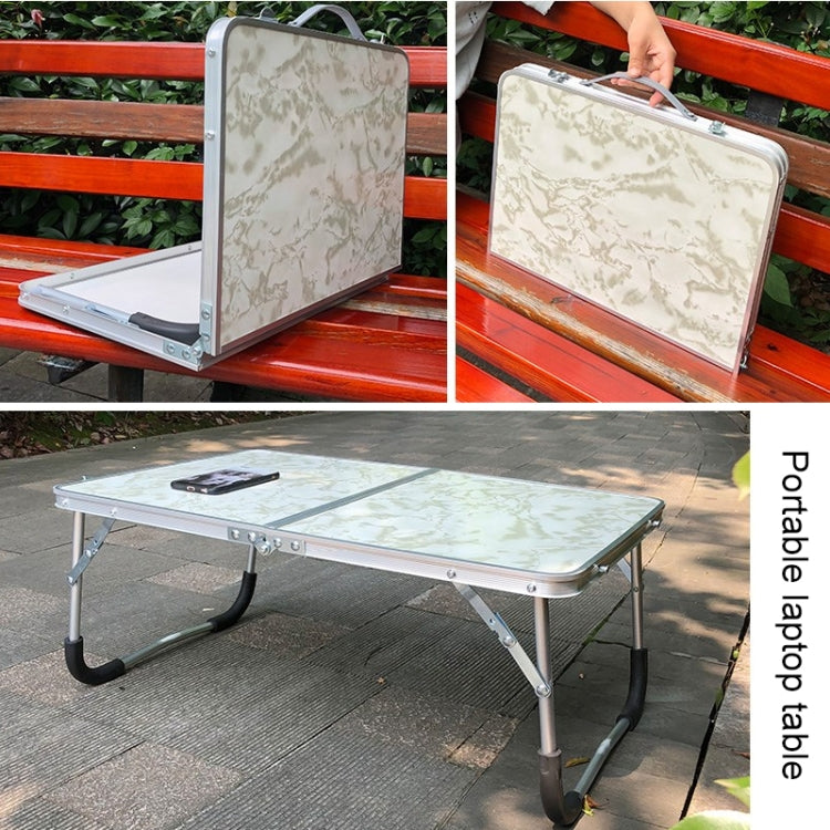 Gummimatte verstellbarer tragbarer Laptop-Tisch Klappständer Computer-Lesetisch Betttablett, Gummimatte (Marmor), Gummimatte, Gummimatte (Marmor Grün), Gummimatte (Silber)