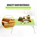Plastikmatte verstellbarer tragbarer Laptop-Tisch Klappständer Computer-Lesetisch Betttablett, Plastikmatte, Plastikmatte (Holz), Plastikmatte (Saphirblau)
