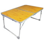 Plastikmatte verstellbarer tragbarer Laptop-Tisch Klappständer Computer-Lesetisch Betttablett, Plastikmatte, Plastikmatte (Holz), Plastikmatte (Saphirblau)