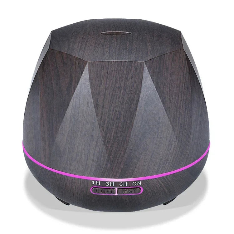 Pfirsichform Holzmaserung Fernbedienung Ultraschall Luftbefeuchter Aromatherapie-Gerät Automatischer Alkoholsprüher mit LED-Lichtern, Kapazität: 400 ml, AU-Stecker (helles Holz), Diamant dunkles Holz, Diamant helles Holz, Pfirsichform dunkles Holz...