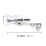 Universal Aluminum Turbo Sound Exhaust Muffler Pipe Whistle Car Simulator Whistler, Size: L, Size: L
