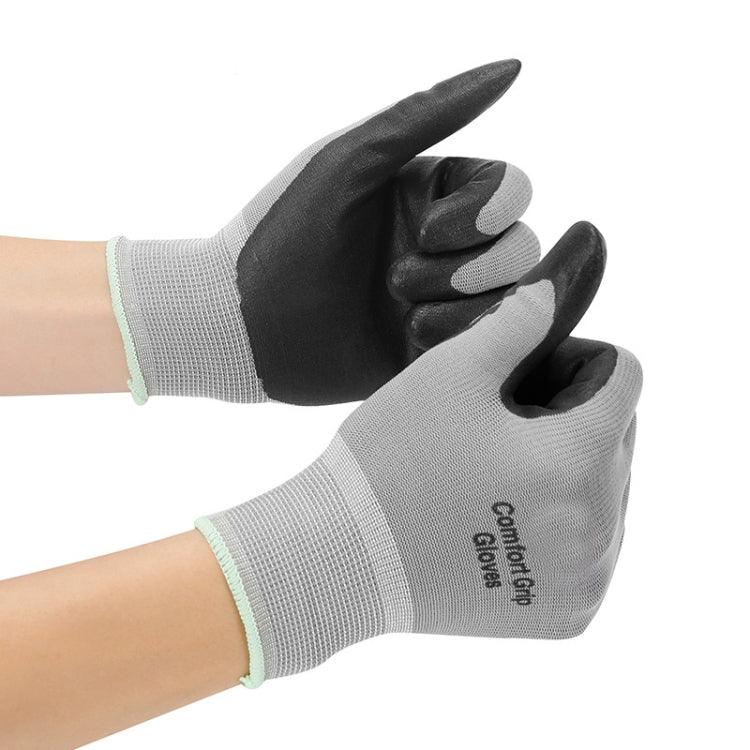 Bequeme, rutschfeste, verschleißfeste Nitrilgummi-Arbeitshandschuhe für Elektriker, Größe: XL, XL