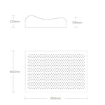 Original Xiaomi Youpin 8H Z2 Naturlatex Kissen Weich Atmungsaktiv Wirbelsäulenschutz Massage Pflege Kissen mit Baumwollkissenbezug