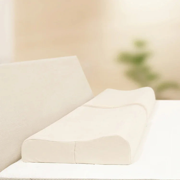 Original Xiaomi Youpin 8H Z2 Naturlatex Kissen Weich Atmungsaktiv Wirbelsäulenschutz Massage Pflege Kissen mit Baumwollkissenbezug