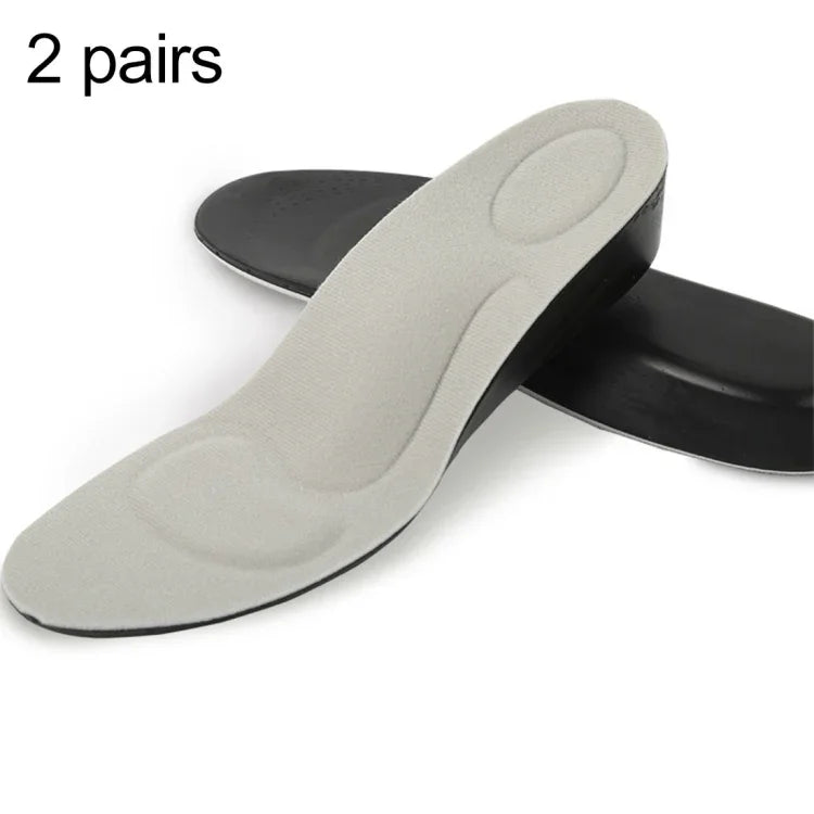 3,5cm PU Atmungsaktive Sport-Höhenerhöhungs-Einlegesohlen, Größe: L, Größe: L (3,5cm)