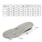 3,5cm PU Atmungsaktive Sport-Höhenerhöhungs-Einlegesohlen, Größe: L, Größe: L (3,5cm)
