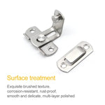 2 PCS Security Door Stainless Steel 90 Degree Right Angle Door Buckle Corner Insert, Door Buckle Corner Insert