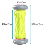 Yoga-Gesundheitsrad für Nacken, Lendenwirbelsäule, Beine, Hände, Füße, Massagerad, zufällige Farbauswahl, Länge: 17 cm