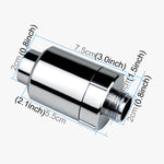 Anion-Duscharmatur-Chlorfilter, Schnittstelle: 2 cm, Chlorfilter