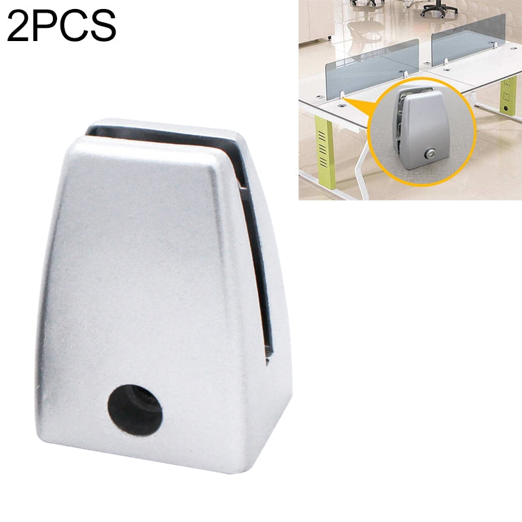 2 STK. Schreibtisch-Trennwandhalterung aus Space-Aluminiumlegierung