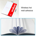 10 Stück 30 Seiten A5 Softcover Tagebuch Notizbuch Bürobedarf, zufällige Farblieferung, 30 Seiten