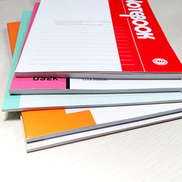 10 Stück 40 Seiten A5 Tagebuch Notizbuch mit weichem Einband Bürobedarf, zufällige Farblieferung, 40 Seiten