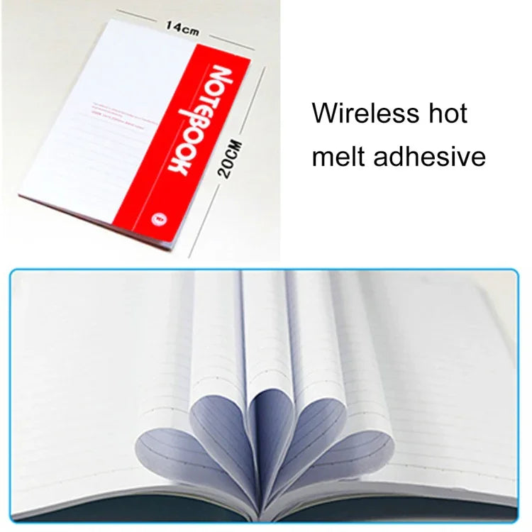 10 Notizbücher A5, Softcover, 80 Seiten, Büromaterial, Zufällige Farbauswahl, 80 Seiten