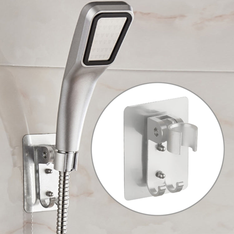 Duschkopfhalterung aus Aluminium, spurlos, verstellbar, Duschbrausenhalterung, Duschhalterung