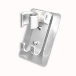 Duschkopfhalterung aus Aluminium, spurlos, verstellbar, Duschbrausenhalterung, Duschhalterung