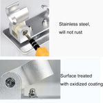 Duschkopfhalterung aus Aluminium, spurlos, verstellbar, Duschbrausenhalterung, Duschhalterung