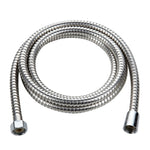 2m flexibler Duschschlauch aus Edelstahl, Kupferkern-Anschluss, platzsichere Badewasserleitung, 2m (Kupferkern-Anschluss)