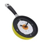 Spiegelei-Pfannenform Kreative Wohnzimmer Dekorative Wanduhr