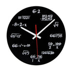 Kreative Acryl Wohnzimmer Dekorative Mathematische Formel Wanduhr