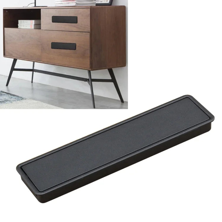 Einfacher Kleiderschrank geschlitzter Scrub-Griff verdeckter eingelassener Schubladengriff, Lochabstand: 160mm, 160mm
