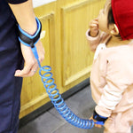 Kinder-Sicherheitsgeschirr Kind Leine Anti-Verlust Handgelenk-Verbindung Zugseil Anti-Verlust-Armband, Länge: 2m, 2m Orange, 2m Blau