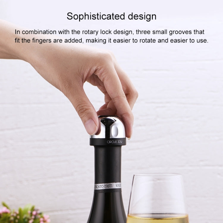 Original Xiaomi Youpin Circle Joy CJ-JS02 Mini Tragbarer Sektverschluss Korkenstopper, CJ-JS02
