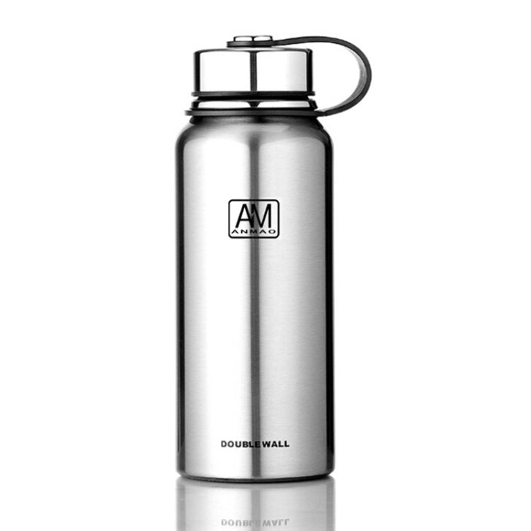 610ml Outdoor Vakuum-Edelstahl-Wärmeisolierbecher Tragbare Sportflasche mit großem Fassungsvermögen, 610ml