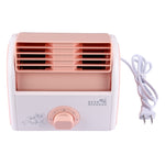 30W Turbinen-Blattloser Mini Desktop Leiser Ventilator für Wohnheim / Schlafzimmer / Wohnzimmer / Büro, 3 Geschwindigkeitsmodi, AC 220V