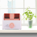 30W Turbinen-Blattloser Mini Desktop Leiser Ventilator für Wohnheim / Schlafzimmer / Wohnzimmer / Büro, 3 Geschwindigkeitsmodi, AC 220V